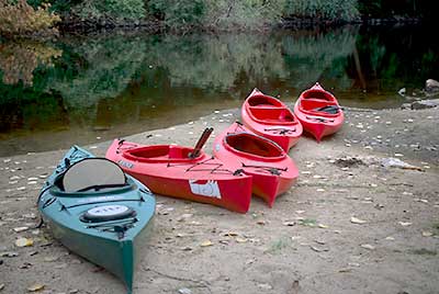 The boat launch at River Island Park