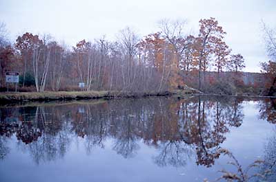 Approaching the Dam from the Upstream Side