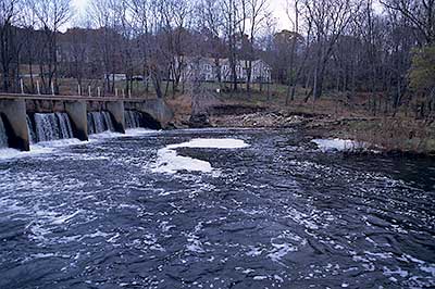 The River below Riverdale Mills Dam