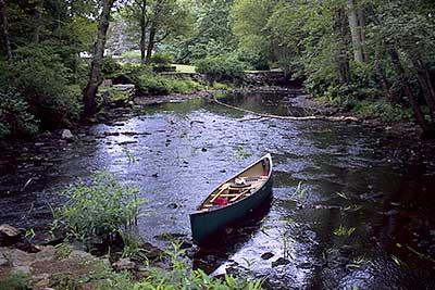 Looking Downriver at the East End of War Memorial Park