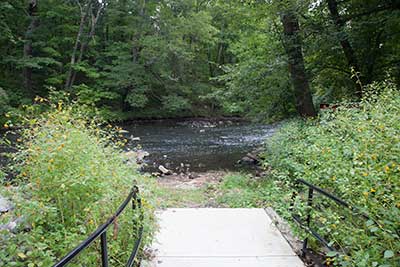 The Put-In for Paddling Downriver