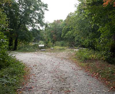 The Small Parking Area Beside the River