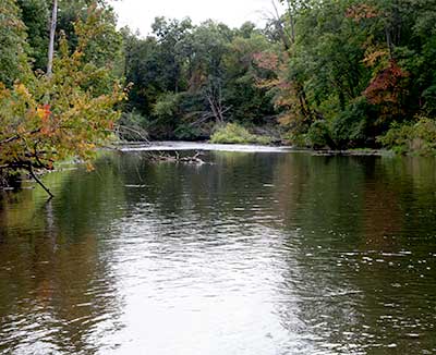 A View Downriver from the Put-in